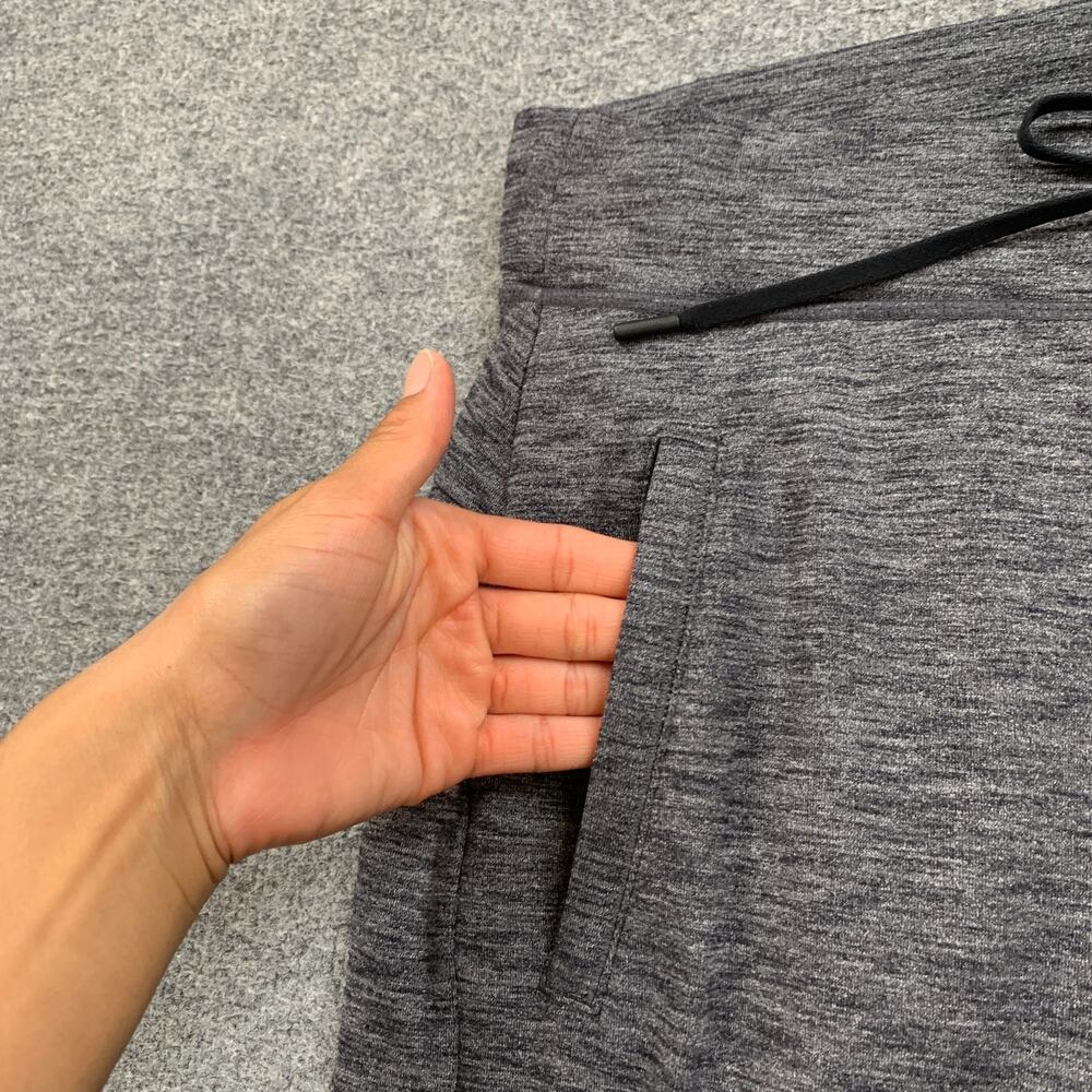 Athleta Joggers Womens 14 Graphite Metro Street Pull On Drawstring Ankle Zip - Picture 5 of 13